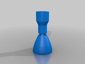 foguete de bico a física astronomia hobby modelo 3d print model - Mito3D