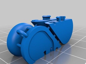 versteckte Herz-Medaillon Schmuck 3d print model - Mito3D