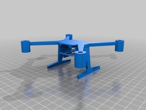 quadcoper cadre rc des véhicules miniquad mini quadricoptère quadcopter frame quadrocopter 3d print model - Mito3D