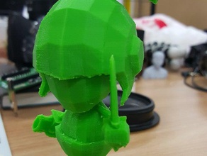mini knight people blender sdcharacter statue 3d print model - Mito3D