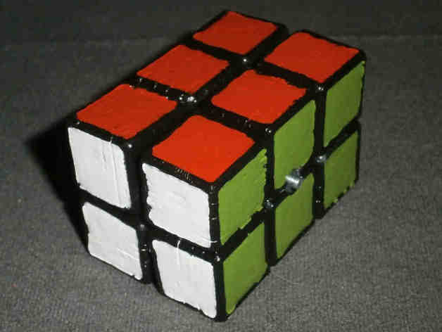 rubiks 2x2x3 blockiert Rätsel 3D print model - Mito3D