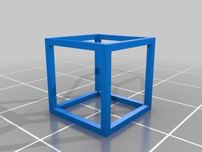 cubo con spigoli de matemáticas art personalizado 3d print model - Mito3D