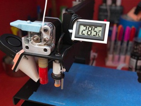 thermomètre numérique addon printrbot simple en métal 3d de l'imprimante accessoires le refroidissement clip 3d print model - Mito3D