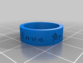 sarah sultão anel anéis personalizado 3d print model - Mito3D