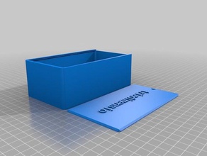 kutusu, vücudumuzda kaplar özelleştirilmiş 3d print model - Mito3D