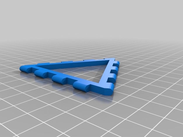 polygone 65mm 4 les mathématiques personnalisé 3D print model - Mito3D