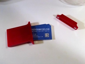 magnetico, business card case ufficio 3d print model - Mito3D