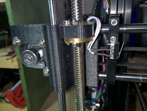 hictop prusa i3 z-axis lead screw upgrade 3d printer parts 3d print model - Mito3D