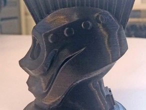 steampunk robot head sculptures 3d print model - Mito3D