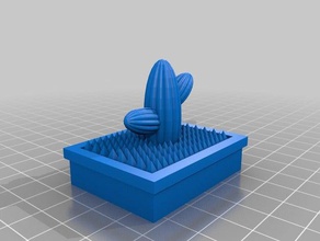 kaktüs açık bahçe 3d print model - Mito3D