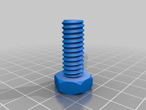 mailboxbolt nut bolt washer threaded rod factory parts customized 3d print model - Mito3D