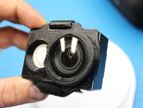 xiaomi yi lens protection mounting rc vehicles 3d print model - Mito3D