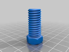 mailboxbolt2 nut bolt washer threaded rod factory parts customized 3d print model - Mito3D