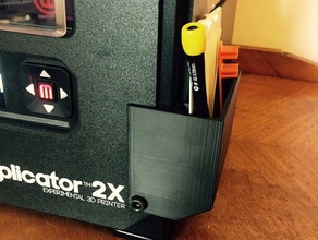 tasca replicator 2x 3d la stampante accessori strumento di supporto parte aggiornamento raschietto 3d print model - Mito3D