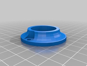 meine angepasste parametrische Rohr-Flansch Haushalt 3d print model - Mito3D