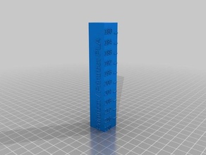 calibración de la temperatura torre printrbot pla 3d impresión pruebas personalizado 3d print model - Mito3D