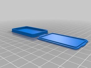 my customized rectangular case protect store 1oz gold bar containers 3d print model - Mito3D