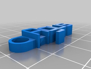 agus keychain organization customized 3d print model - Mito3D