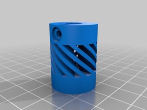 my 2nd customized flexible coupling 3d printing 3d print model - Mito3D