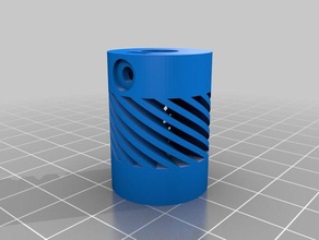 my 3rd customized flexible coupling 3d printing 3d print model - Mito3D
