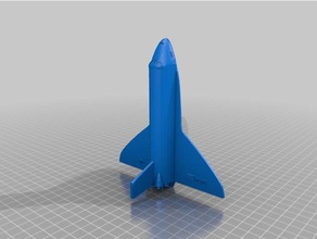 space shuttle atlantis boostersexternal tank Physik Astronomie Modell der nasa Raumschiff 3d print model - Mito3D
