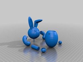 bunny hot pot 3d printing 3d print model - Mito3D