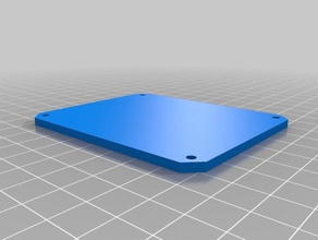 il mio personalizzato parametrico andproject coperchio protettivo elettronica 3d print model - Mito3D