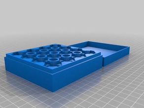 my customized er collet box parts 3d print model - Mito3D