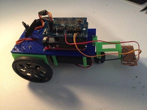basit 3d baskılı arduino robot tabanlı Robotik 3d print model - Mito3D