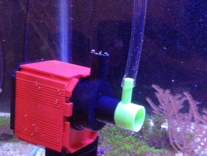 venturi valve diy aquarium marine nano reef prenta duo xl protein skimmer salt water sea 3d print model - Mito3D