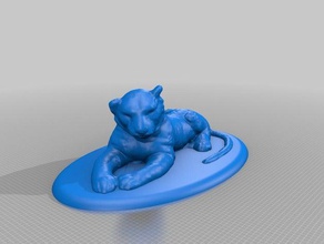 tiger scan 123d catch durchsucht Replikate 3d print model - Mito3D