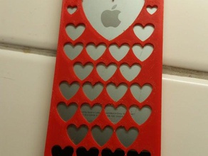 iphone 5s cuore caso mobile di san valentino il valentin giorno regali 3d print model - Mito3D