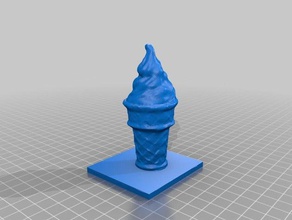 ice cream repaired food drink 3d print model - Mito3D