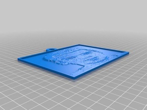 my customized lithopane 2d art 3d print model - Mito3D