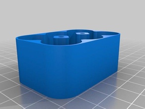 6 pack 18650 top Container angepasst 3d print model - Mito3D