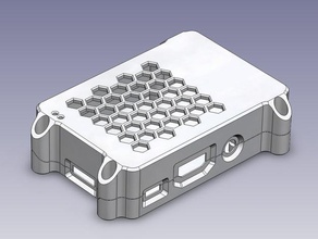 raspberry pi b+ 2 midye kabuğu durumda 3d yazıcı aksesuarlar konut 3d print model - Mito3D