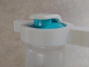 rubbermaid bottiglia di acqua chiave contenitori 3d print model - Mito3D