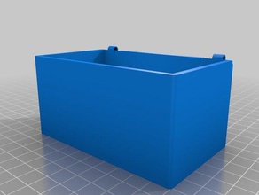 treasure chest m3 hinges v1 organization 3d print model - Mito3D