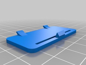 nexus optical silent mouse battery cover sm-9000c replacement parts 3d print model - Mito3D