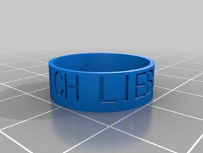 ii rings customized 3d print model - Mito3D