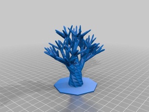 octogone de l'arbre modèles personnalisé 3d print model - Mito3D