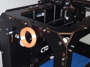 ctc 3d 6 mm printerframe gancho acessórios 3d print model - Mito3D