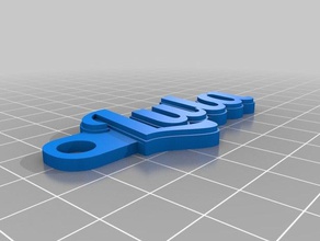 il mio personalizzato multiline tag portachiavi 3d print model - Mito3D