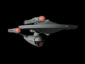star trek orijinal serisi Federasyonu-sınıfı savaş gemisi araçlar 3d print model - Mito3D