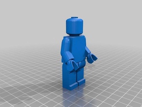 lego mini-figure 3d l'impression 3d print model - Mito3D