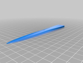 simple letter opener office 3d print model - Mito3D