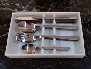 ikea f&oumlrnuft flatware tray kitchen dining 3d print model - Mito3D