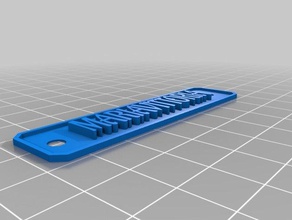 targhetta mariavittoria i segni loghi personalizzato 3d print model - Mito3D