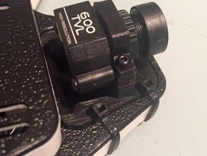 fatshark tvl600 cam holder-fossil stuff antigravity 250 3d printing 3d print model - Mito3D