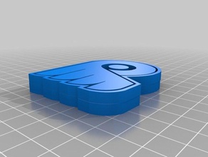 flyers medallion keychains 3d print model - Mito3D